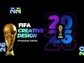 Creative &amp; Easy Typography Design in Photoshop | @fifa