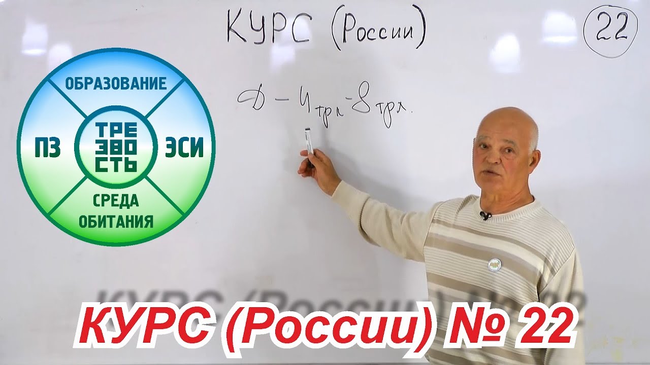 Зверев уст Трезвая Россия. Курс 22 ноября