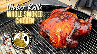 Weber Kettle Whole Smoked Chicken With Orange Glaze