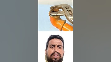 DIY Plumbing Basics! How to unscrew a broken metal pipe without special tools #shorts #diy #plumbing