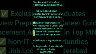 #jobalert #jobposting #freshers #graduation #viralvideo #jobsearch #jobs #mncplacement #100%jobs