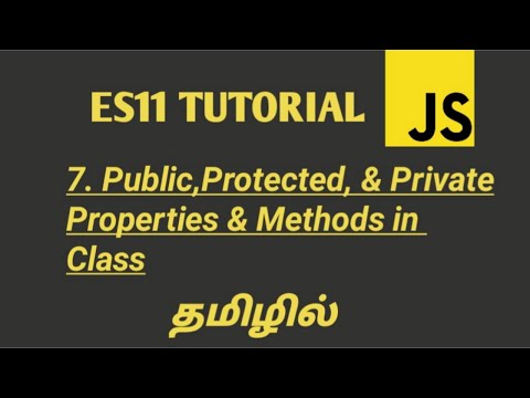 JavaScript ES11 Public,Protected