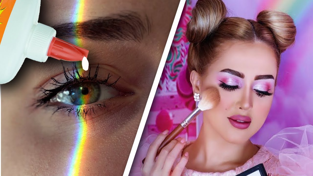 MAKEUP HACKS TO SPEED UP YOUR BEAUTY ROUTINE REVEALED - YouTube