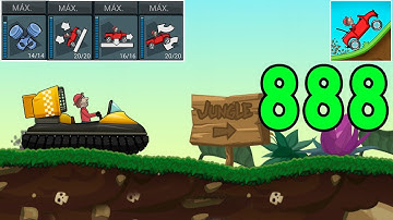 Hill Climb Racing - HOVERCRAFT in JUNGLE - Gameplay Walkthrough Part 888 (Android,iOS)
