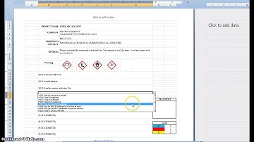 Simple GHS Label Template
