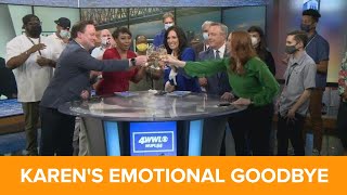 Karen Swensen's emotional goodbye on the 6 PM News