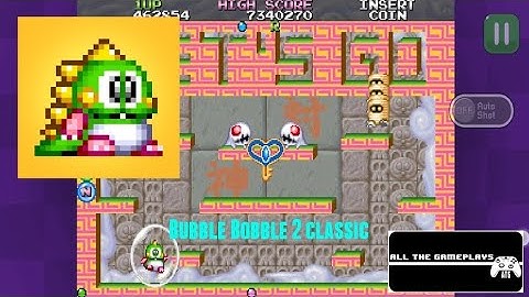 Bubble Bobble 2 classic (ATG) Android, iOS Gameplay