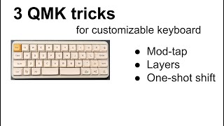 3 basic QMK / VIA tricks for customizable keyboard