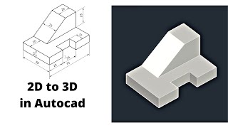 3D modeling in AutoCAD - Tutorial 3 by CADZest 36 views 2 years ago 4 minutes, 26 seconds