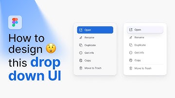 How I Designed This Dropdown UI in Figma (Full Breakdown)