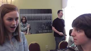 The Walking Dead New Interview 2013 MADISON LINTZ Sophia Peletier METAL RULES! TV