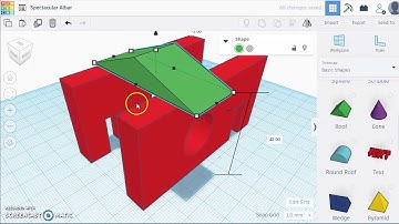 Tinker CAD to make 3D house
