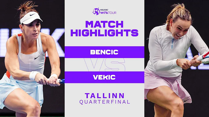 Belinda Bencic vs. Donna Vekic | 2022 Tallinn Quar...