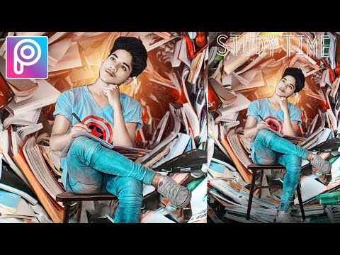 Study Time Photo Editing || Picsart Manipulation Editing || Pavan Edits ||