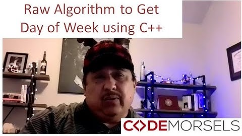 Get Day of Week in C++