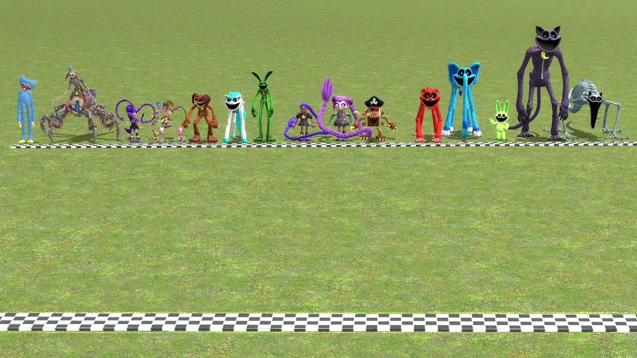 Who is the Fastest Poppy Playtime Monster? Ultimate Speed Race ...