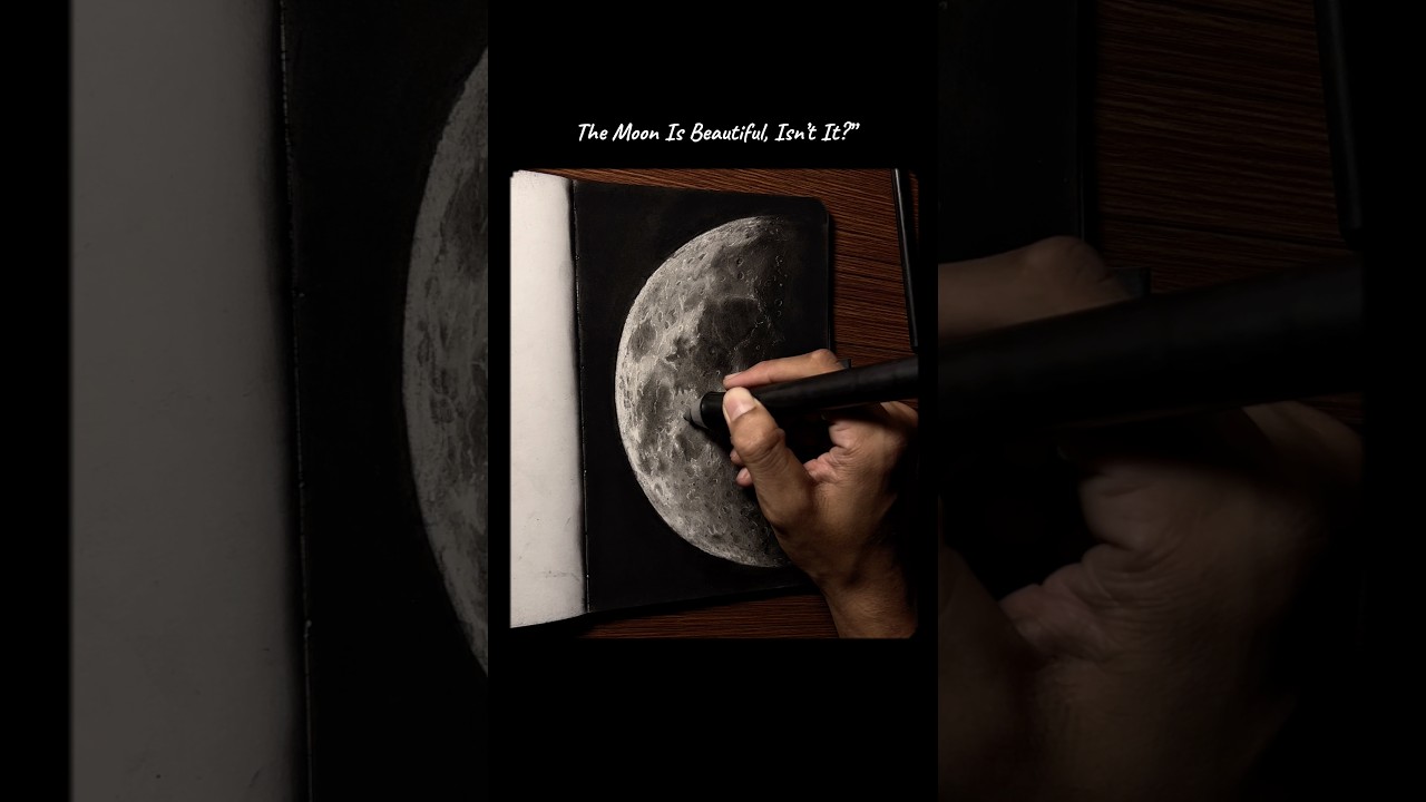 Drawing moon 