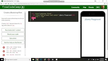 Create a Bootstrap Row free code camp   Dani