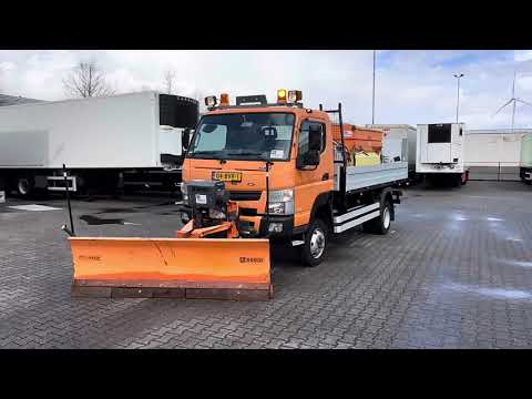 FUSO Canter 6C18 4x4 RASCO WINTERDIENST STREUER + SCHIEBESCHILD