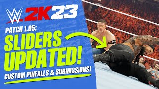 WWE 2K23 Sliders Update: Full Breakdown, Easy Pinfalls, Comparisons, Examples & Suggestions!