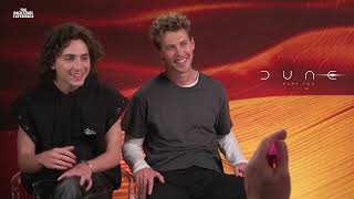 DUNE 2: Timothee Chalamet & Austin Butler Share Favorite Scenes!