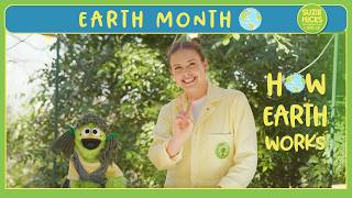 How Earth Works 🌿 | The Carbon Cycle for Kids | Suzie Hicks the Climate Chick & Sprout