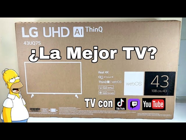 Television 43 Pulgadas LG Smart TV 4K Ultra HD 43UQ8000PSB