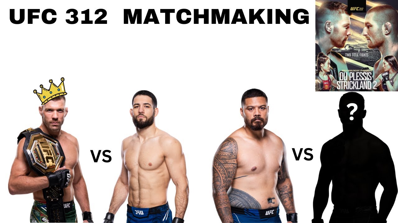 UFC 312 Du Plessis VS Strickland 2 Matchmaking (Best fight for...)