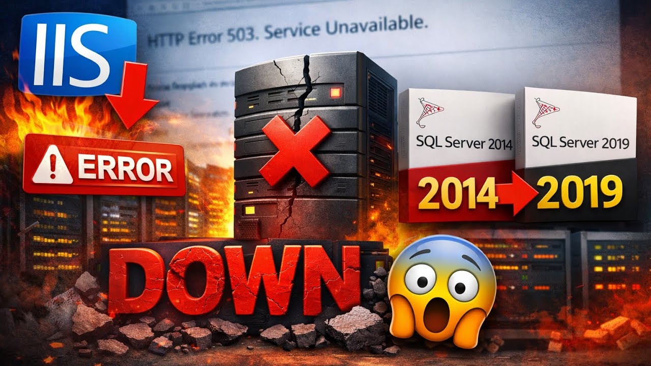 Why IIS Server Crashes After SQL Server Migration? | SQL 2014 → 2019 Real Issues