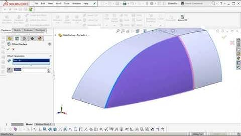 Solidworks Tutorial: Surface modelling a three sided surface. AJ Design Studio LTD.