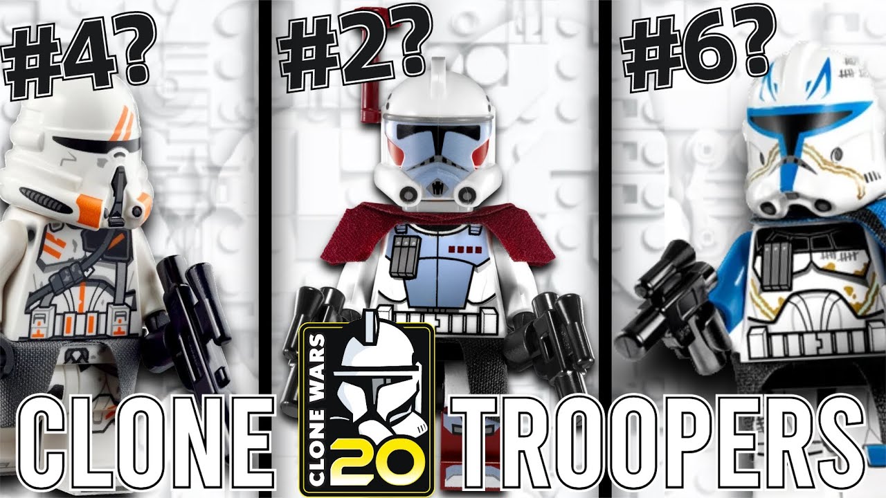 The 6 BEST LEGO Clone Troopers Ever Made 