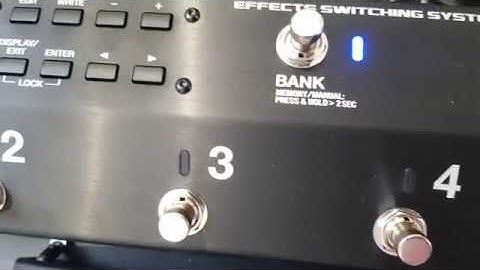 BOSS ES5 MIDI Amplifier Switching Tutorial
