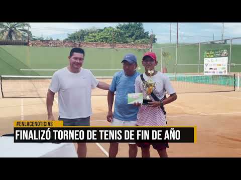 Finalizó  torneo de tenis de fin de año