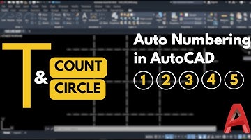 TCOUNT & TCIRCLE Explained – Speed Up Text Marking in AutoCAD