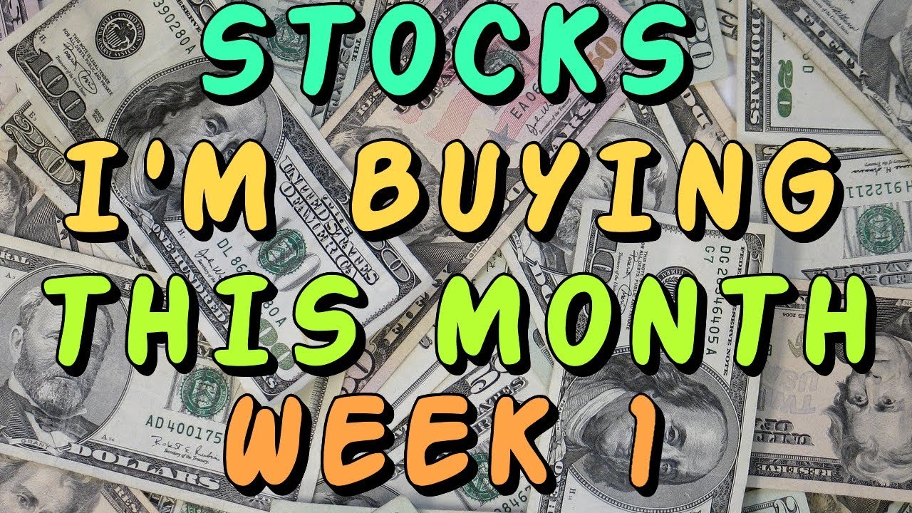 M1 Finance - 5 Stocks I'm Buying This Week 1,  April 2019 - New Stock!