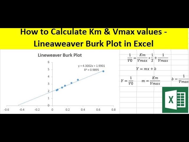 How to make a michaelis menten plot in excel