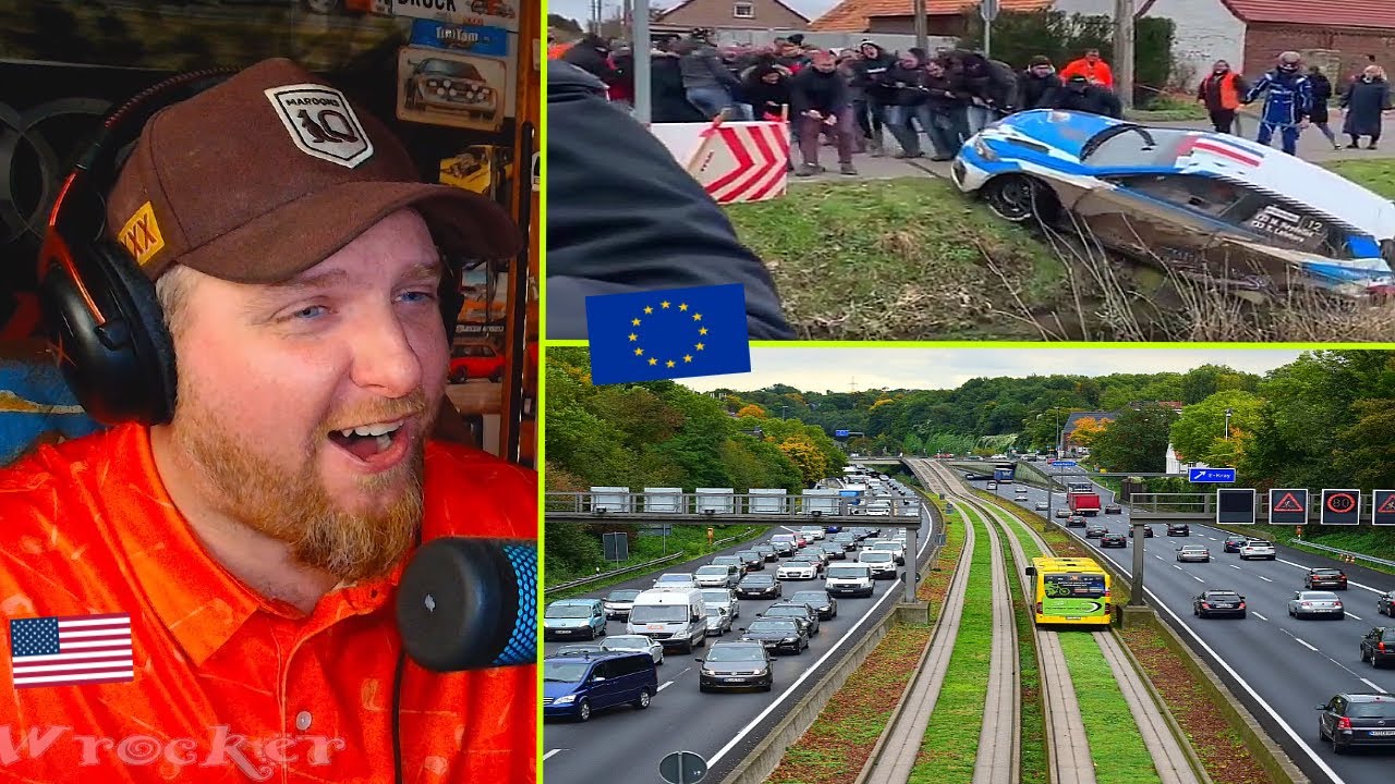 American Amazed by Viral European Car & Motorsports Clips 🎉🚨