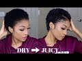 How I Style my 4B/C TWA | Self Love & Confidence | DisisReyRey