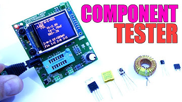 Component Tester PCB with Arduino and TFT display