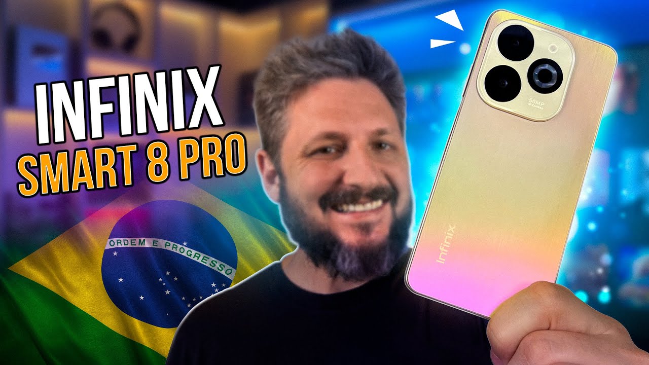 Celular custo-benefício por menos de R$ 700! Conheça o Infinix Smart 8 Pro