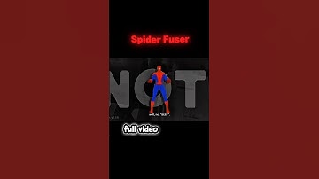 The real story of spider fuser #spiderfuser