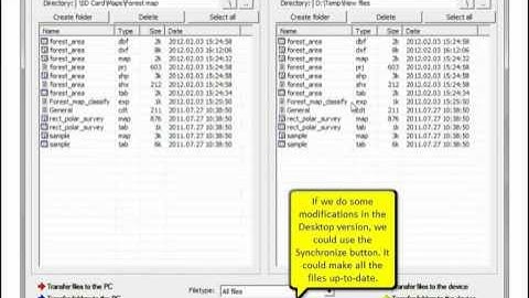How to... File and Folder Synchronization in DigiTerra Explorer