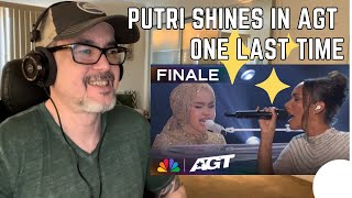 Reacting to Putri Ariani and Leona Lewis performance of "Run" / Finale / AGT 2023