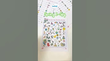 Spring I-Spy | Twinkl USA