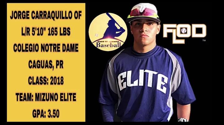 Jorge Carrasquillo OF Puerto Rico 2018.