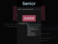 The exact moment you become a Senior Dev... 🧠 #shorts #coding