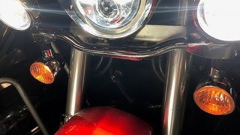 How to install a Light Bar on a 2005 Honda VTX 1800