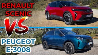 Renault Scenic ETech vs Peugeot E3008 2024 review  Walkaround + Driving  0100 km/h Acceleration