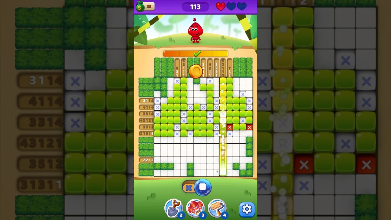 Nono Crossing Picture Nonogram level 113