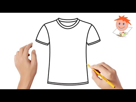 How to draw a t-shirt | Easy drawings